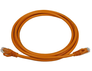 PowerMAX Orange Cat.6 U/UTP T568B Patch Cord (LSZH) - with Divider